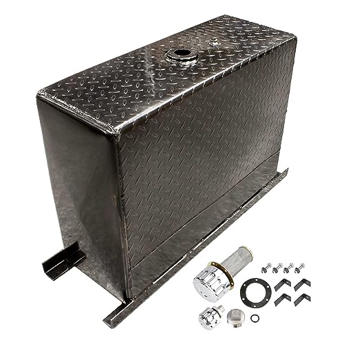 HYDRAULIC OIL FLUID TANK - 50 GALLON UPRIGHT STEEL WITH HARDWARE KIT
