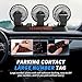 Portable 3-Head Car Cooling Fan - 2-Speed Adjustable, 360° Rotating, Cigarette Lighter Plug, Powerful Airflow for Vehicles, RVs, and SUVs