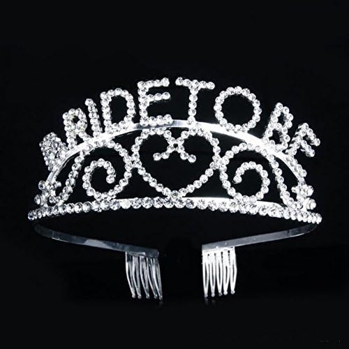 Veewon, tiara con scritta in lingua inglese “Bride to Be”, coroncina