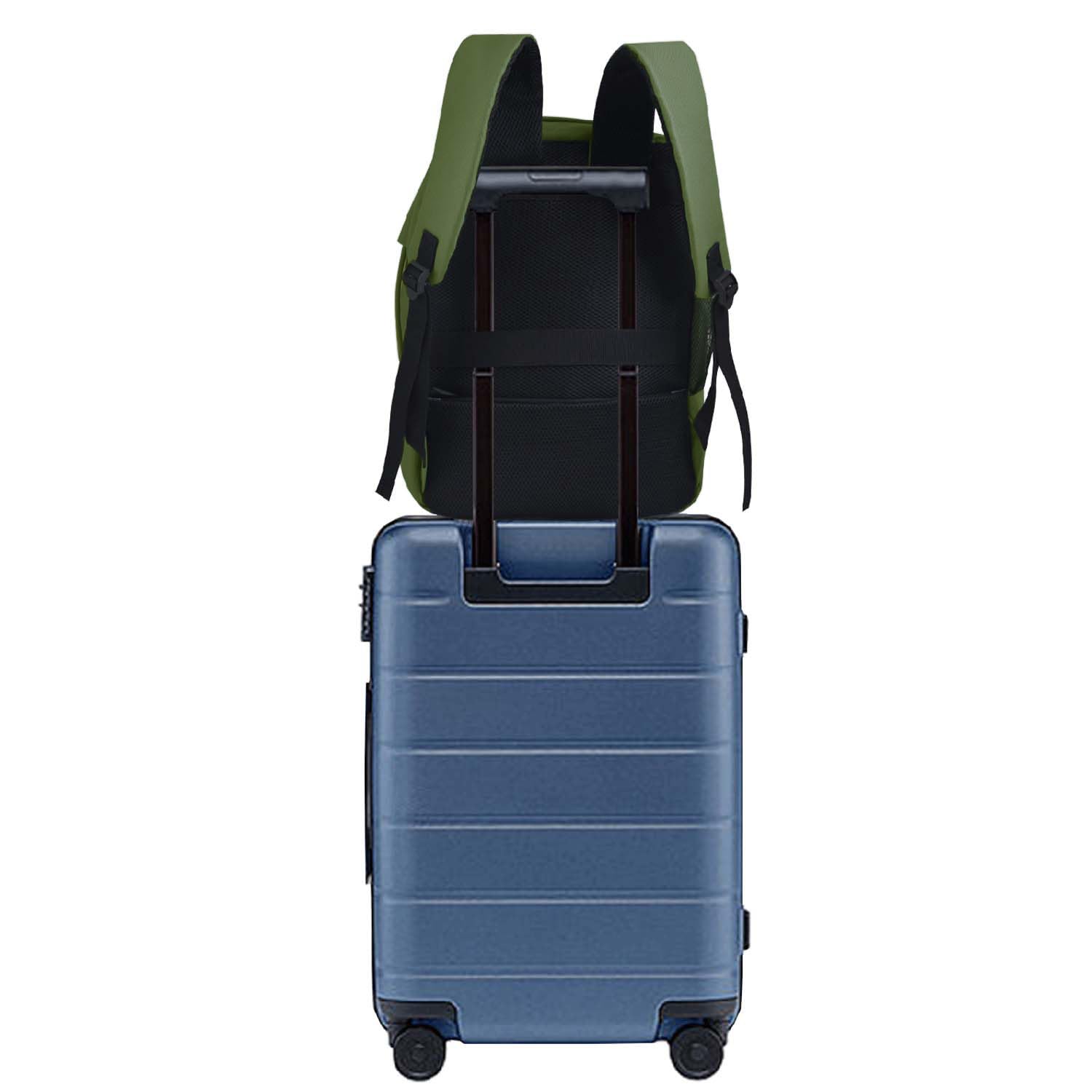 Bellanca 40 x 30 x 15 cm Lufthansa Handgepäck Austrian Airlines Rucksack Swiss Handtasche 40x30x15 Brussels Airlines Bag SAS Finnair KLM Air France British Airways (Khaki)