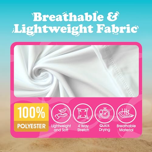 INGEAR Girls Long Sleeve Rash Guard Swim Shirt Outdoor Sports Shirt Lightweight Athletic Tee Protective Quick Dry3