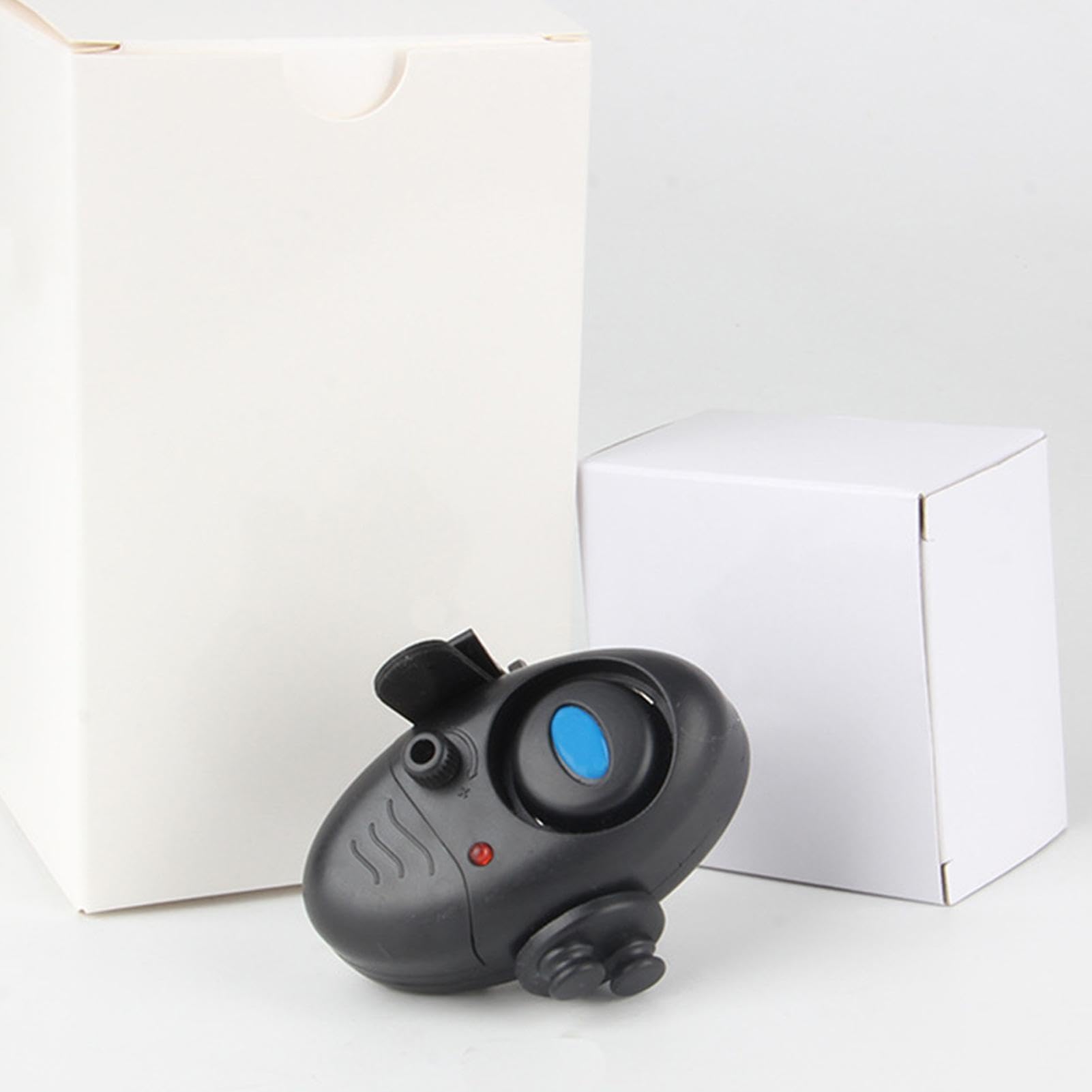 Alarma de toque de – Alarma de toque de 7,6 cm – Detector ABS | Indicador luminoso de sonido sensible para caña – Uso portátil día noche