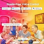 Energetic Light Bulbs Work with Alexa/Apple Home/Google Home/SmartThings, Matter Smart A19 LED Light Bulb, E26 RGB Smart Bulbs, 60W Equivalent, 800LM, 2.4 Ghz WiFi Only, Smart Speaker Required, 1 Pack - Image 3