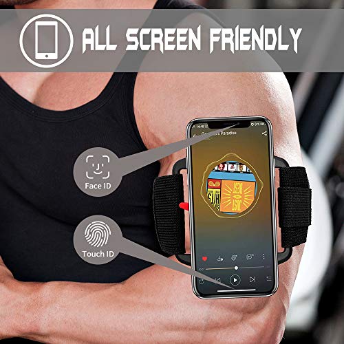 Zc Gel Phone Armband Hands Free, Durable Running Phone Holder For Universal Smart Phone Fits Most Arms With Adjustable Elastic Band For Sports Workout Exercise Jogging #TOP5
