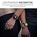 MoKo Watch Band Compatible with Garmin Forerunner 235, Soft Silicone Replacement Watch Band fit Garmin Forerunner 235/235 Lite/220/230/620/630/735XT/Approach S20/S6/S5 - White & Black