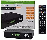 decoder dvb-t2 hd t265 ricevitore digitale terrestre full hd dvbt2 h265 hevc 10 bit, fta, usb, hdmi, scart, supporto usb funzione media player, telecomando universale 2 in 1, main 10 funzione cec hd