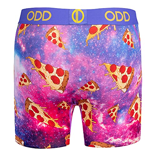 Odd Sox, Space Pizza, Men's Boxer Briefs, Funny Novelty Underwear, Large - Image 3