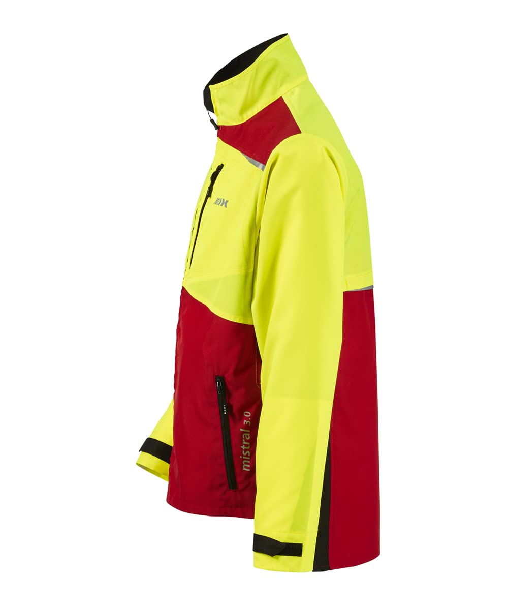 KOX Forstjacke Mistral 3.0 Rot/Gelb Größe XXL | KWF-Standard