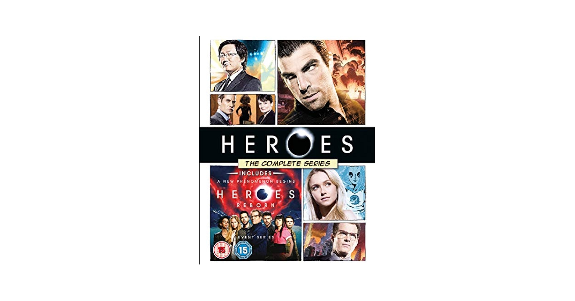 ヒーローズ　コンプリートDVDボックス + ヒーローズリボーン Blu-ray ヒーローズ コンプリートDVDボックス + ヒーローズリボーン Blu
