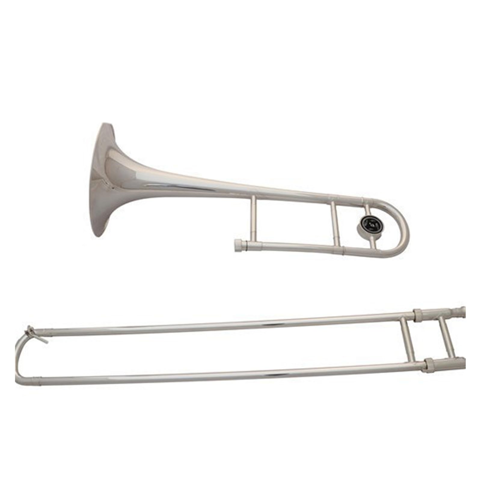 Puzon Profesjonalny puzon tenorowy B dur posrebrzany