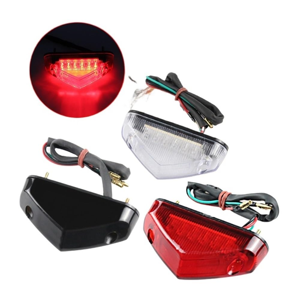 Luce Stop Fanale Posteriore 1 pz. Fanale posteriore modificato per moto per veicolo elettrico luce di avvertimento dei freni a LED parafango piccolo fanale
