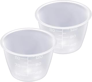 2 PCS Laundry Detergent Measuring Cup Laundry Measuring Cup for Liquid 120 Ml Detergent for Laundry Detergent Dispenser Reusable Plastic Liquid Measuring Cups for Home
