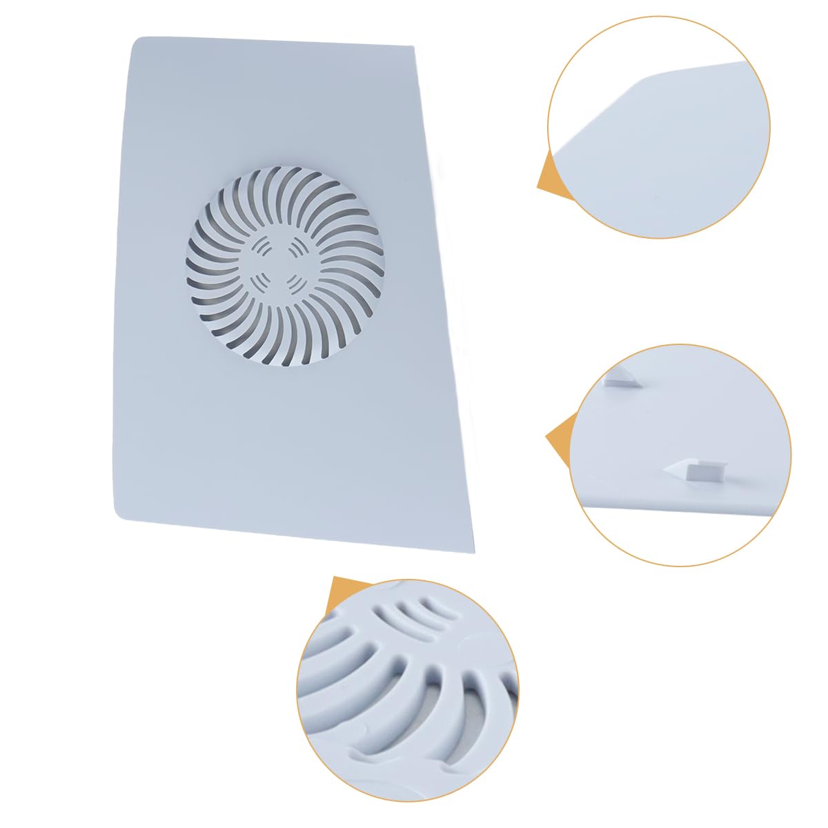 Ausi Per piastre di copertura superiori P5 Slim con prese d'aria di raffreddamento, custodia di ricambio con fori di dissipazione del calore, compatibile con P5 Slim Disc e Digital Edition