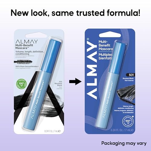 Almay Multi-Benefit Mascara – Hypoallergenic Black Volumizer — view 5