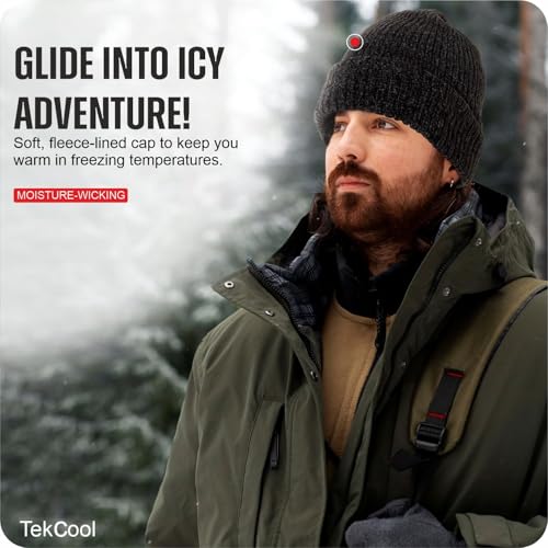 Image of TEKCOOL Beanie Cap for Men Woolen Winter Cap for Men Woolen Cap for Women in Winter for Thermal Wear Stylish Soft Winter Caps for Boys & Girls for Warm Wear Head Winter Cap Woollen Garam Topaa