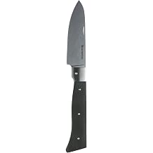 Messermeister Adventure Chef Folding 6 Chefs Knife - German Steel & Distressed Linen Handle - Rust Resistant & Easy to Maintain