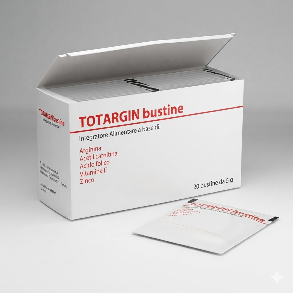 integratore alimentare a base di arginina totargin 20 bustine 5g