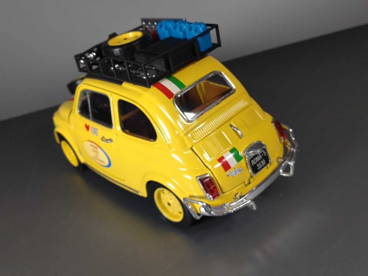 Bburago 1/16 イタリア製 フィアット 500 ミニカー Bburago 1/16 イタリア製 フィアット 500 ミニカー