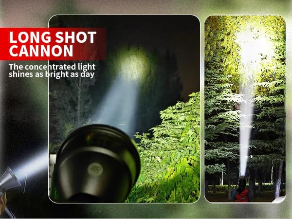 Miniatura 2 de Luces de caza de Coon de alta potencia, sensor de movimiento Minería LED faro para cazadores, Super brillante de alto lúmenes recargable, linterna