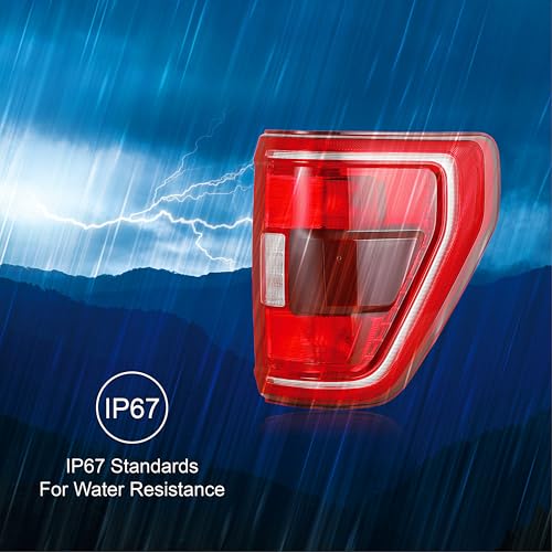 Image of Tail Lights LH W /Blind Spot Compatible With 2021-2023 Ford F150 XL