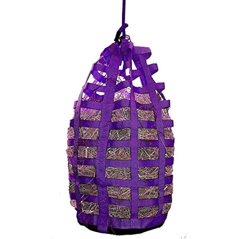 Derby Originals Go Around Slow Feeder Horse Hay Bag with 6 Month Warranty Cover