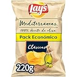 Formato pack económico Lay´S Patatas Fritas Artesanas Lisas Mediterráneas Bolsa, 220g