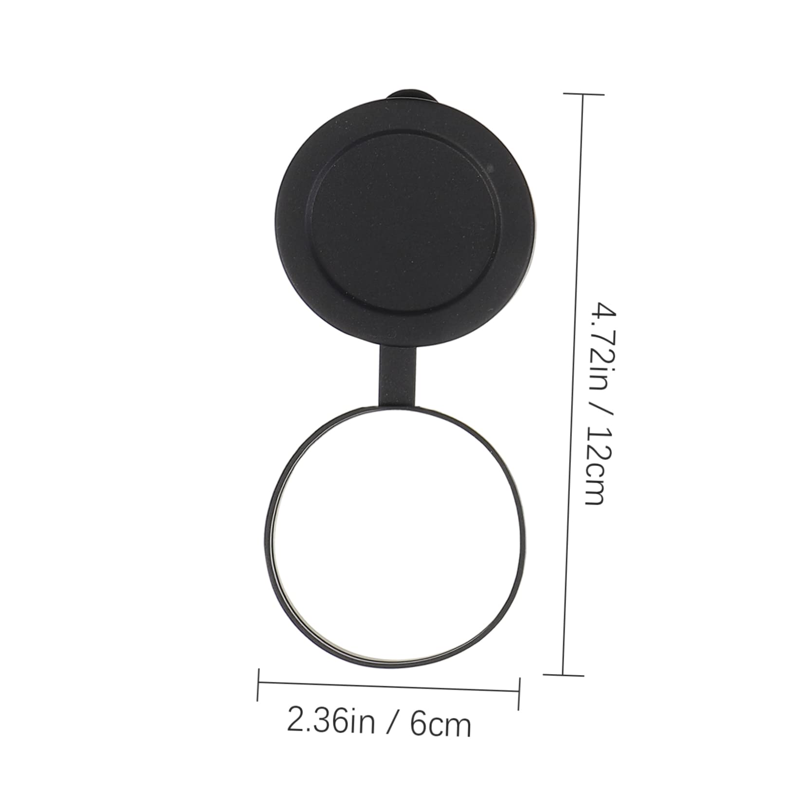 Yardenfun Telescope Cover Binoculars Accessories 3pcs Objective Lens Caps Easy to Install Durable Material