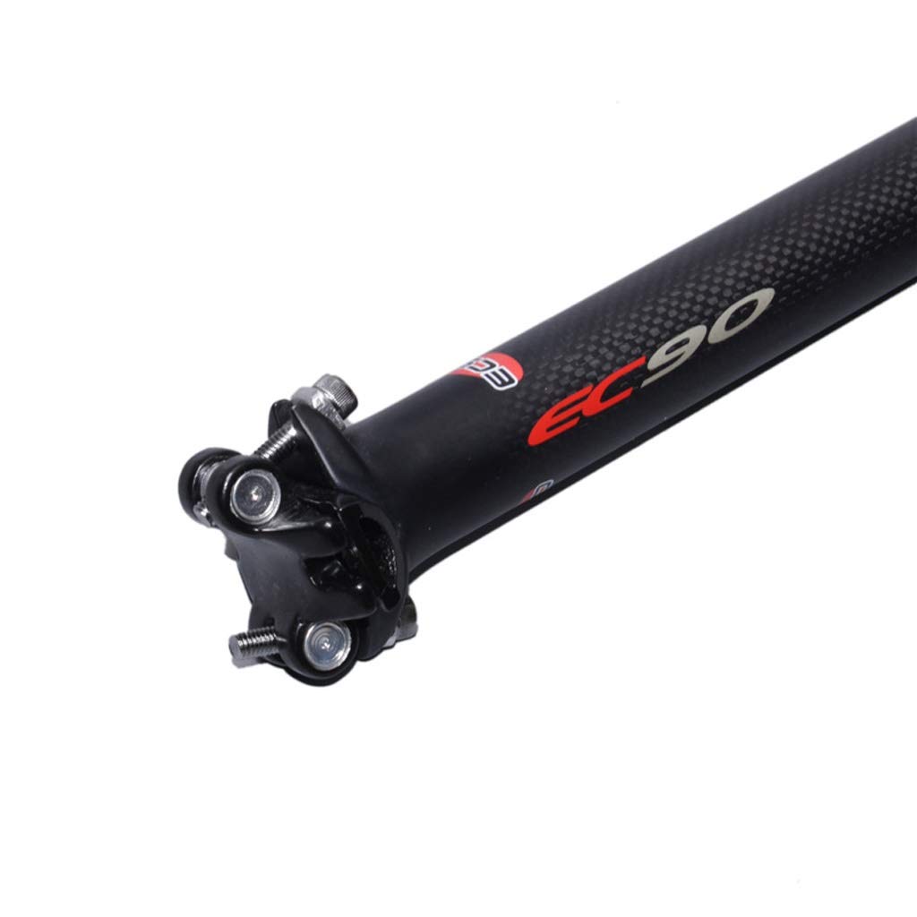 VPPV Carbono Tija Sillin Bicicleta Montaña 27.2 30.9 mm, 3K Ajustable Tija de Sillín de Bicicleta Unisex para MTB Bicicleta de Montaña BMX Componentes