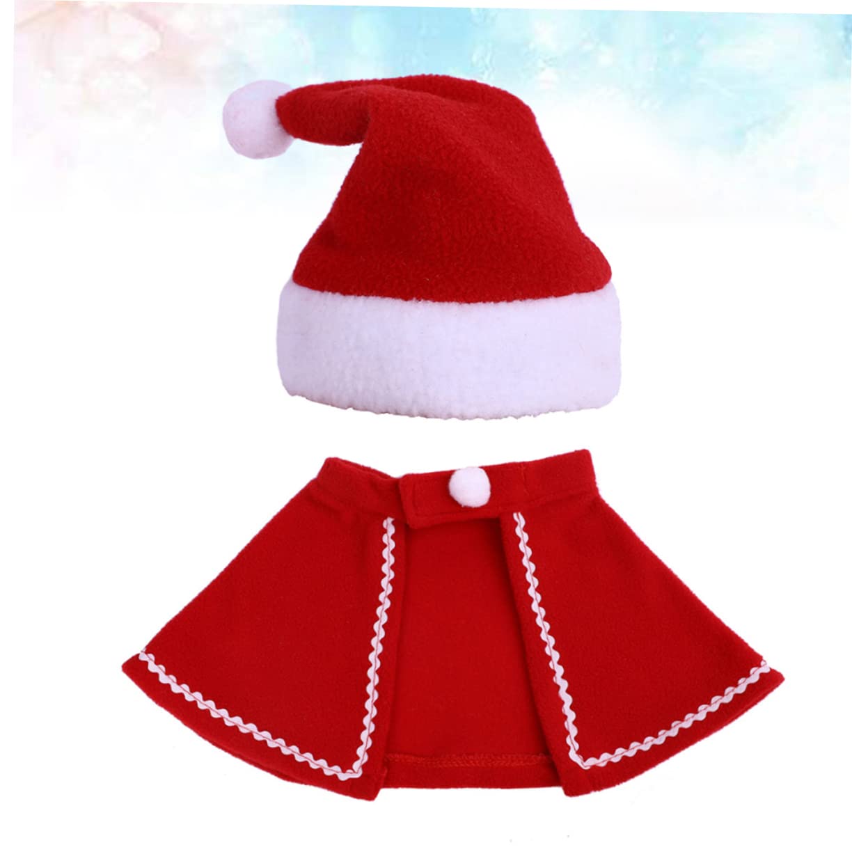 HMJGDHX 4 Pezzi Divertente Costume da Animale Domestico Mantello per Cani per Natale Festa per Animali Domestici Vestiti Cosplay Vestito per Cucciolo di Cane