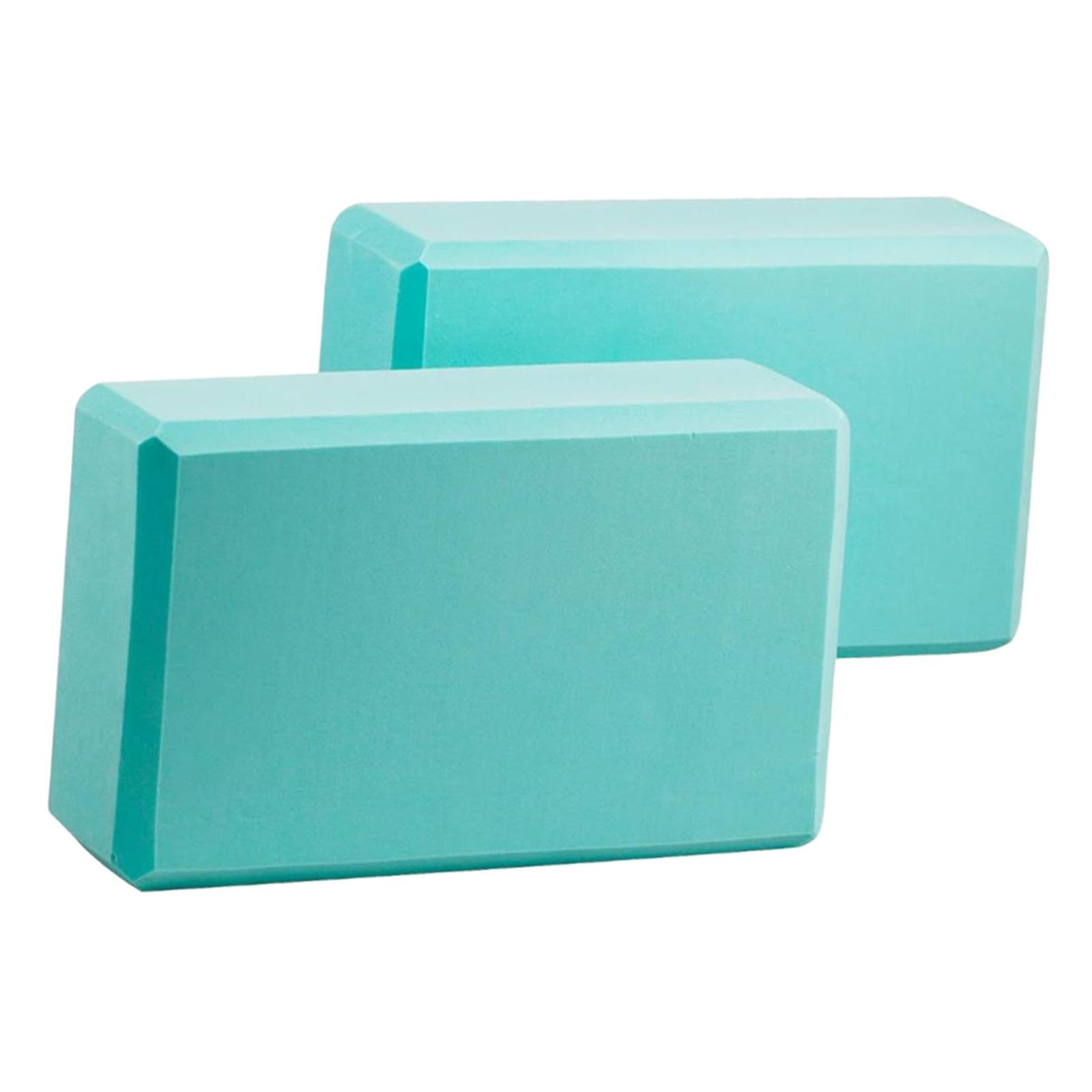 2X Yoga Blocks Anti Slip Yoga Prop Accessories for Indoor Sports Gym Fitness Light Blue-picture-21