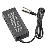 TANGSPOWER 48V Charger Output 54.6V 1.5A Electric Bike Charger 3-pin XLR Male Plug for 13S Lithium Battery Pack