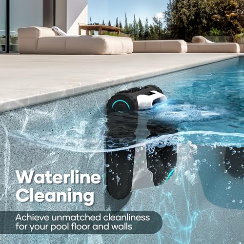 Image of Aiper Scuba S1 Robotic Pool Cleaner, Wall & Waterline Cleaning, Cordless Pool Robot with 4 Modes, Smarter Navigation with High-Precision Sensors(Renewed)