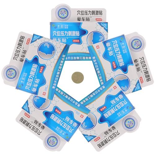 Baluue 1 Juego Yeso Mareo Suministros De Viaje De Socorro Para Exteriores Herramienta Para Aliviar El Mareo Para Mareos En El Coche Para Cruceros. Tela No Tejida 5 Cajas