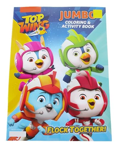 Show-Offs Top Wing Coloring and Activity Book - 80 Pages