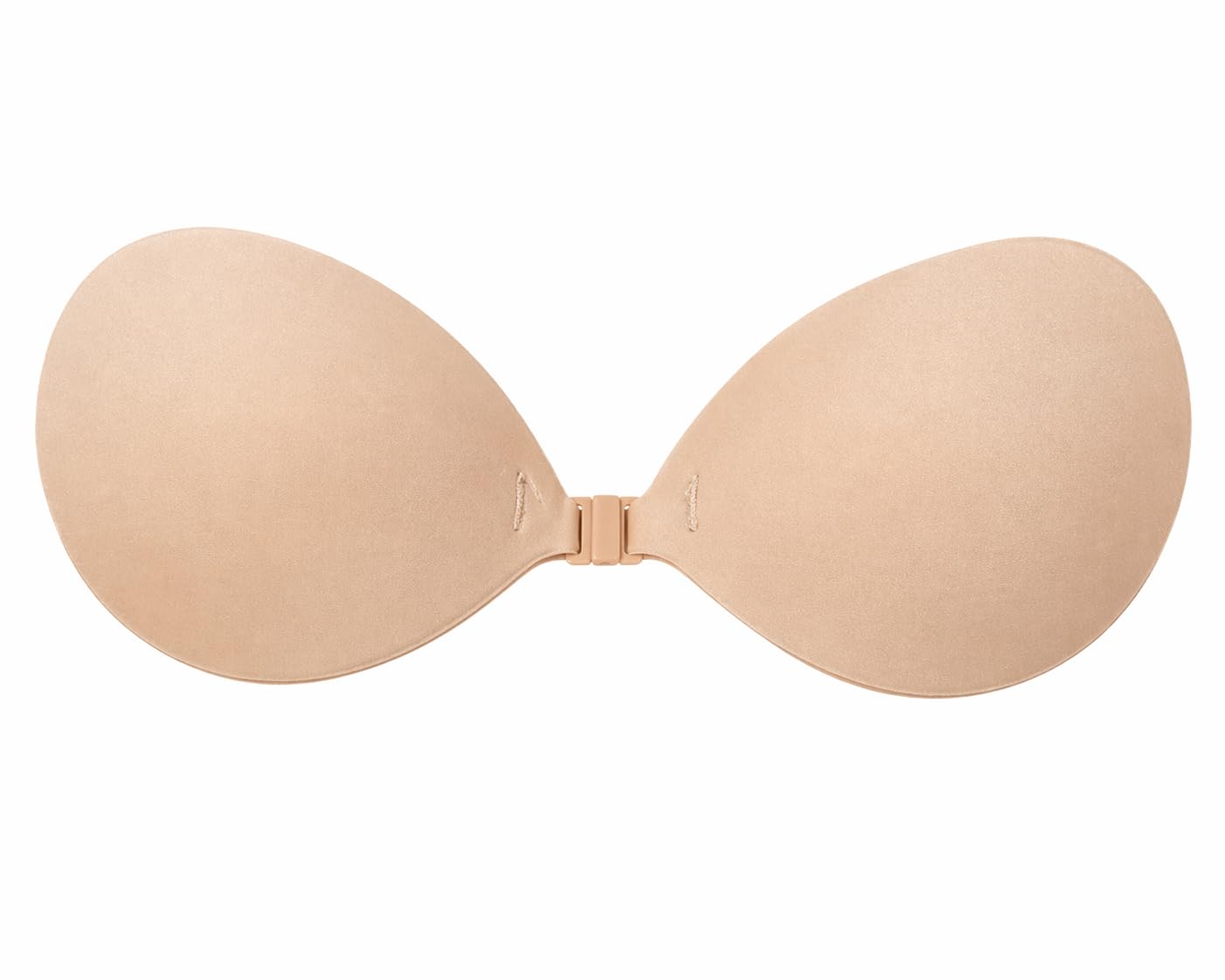 Jesmera Curves Strapless Adhesive Bra for Women, Round Shape Push-Up Invisible, Reusable Sticky Backless, Seamless Silicone Bra for Backless Dresses, Nude-picture-14