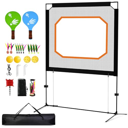 Happypaw Pickleball Yard Game Set - Indoor & Outdoor Play Fun and Friendly Backyard Activities for...