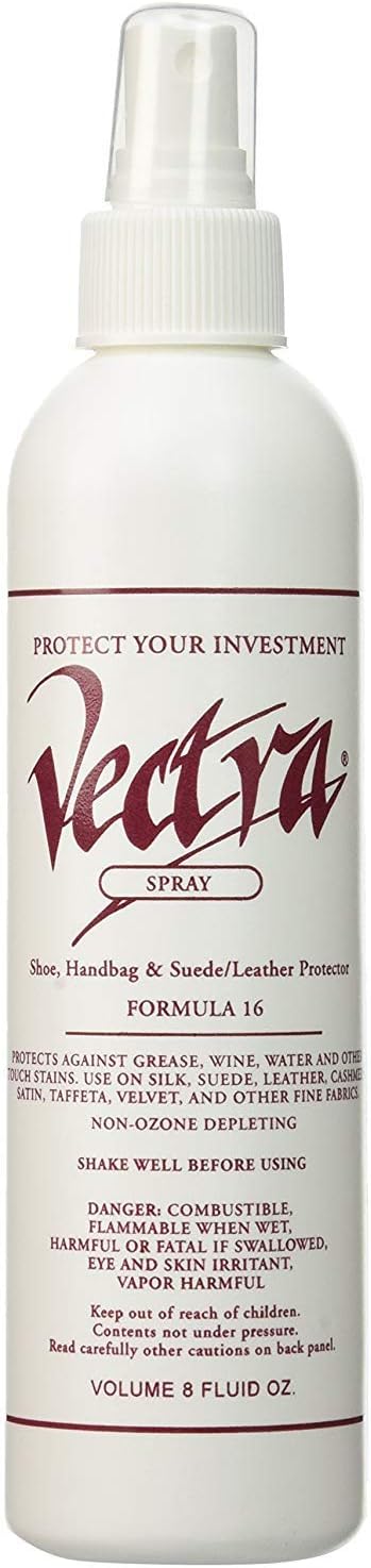 Vectra Ultimate Apparel Protector for Shoes, Handbags, Suede and More, 8 Oz - Single Bottle