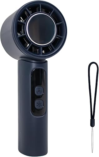 Mini ventilador de mano, ventilador portátil personal recargable de 4000 mAh, mini ventilador de escritorio de refrigeración con 5 velocidades