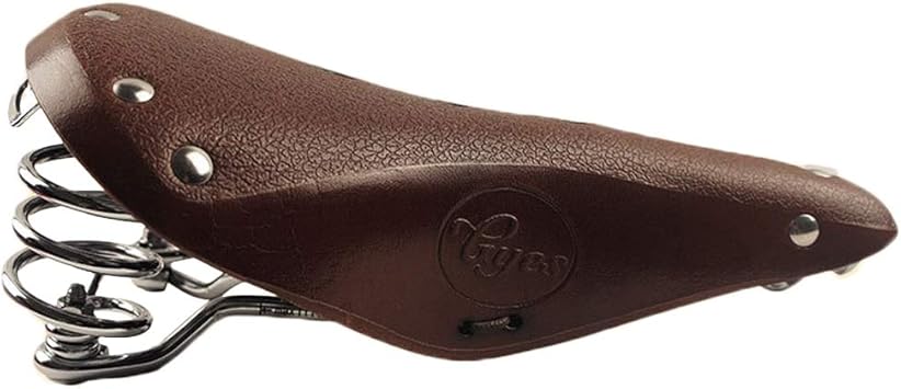 Amazon Co Jp Unistrengh 最も快適なロードバイクサドル メンズ クラシック フライヤー 自転車サドル ブラウン スポーツ アウトドア