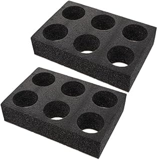 Cabilock 2Pcs Portable Coffee Holder Drink Carrier Tray 6 Cup Disposable Cup Holder Tray Take Out Cup Trays Pearl Wool Cup Trays Milk Tea Holders for Delivery of Hot or Cold Drinks