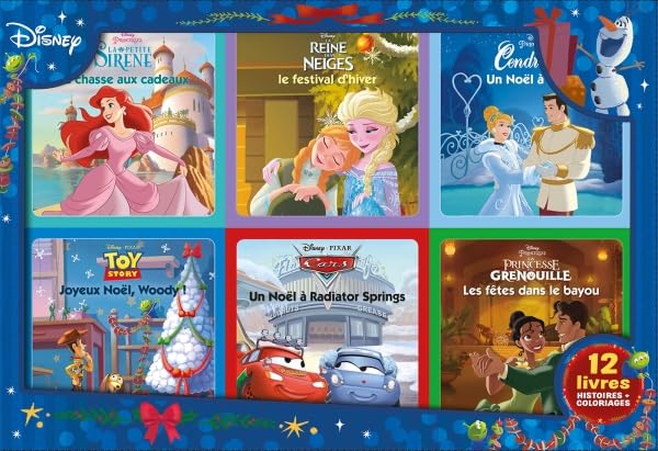 DISNEY - Coffret 12 Livres - Spécial Noël