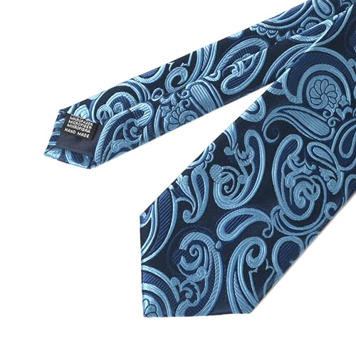 Image of Men's Tie Set with Pocket Square and Cufflinks | 100% microfiber; tie 59 x 3.15 in; square 10 x 10 in; gift box included