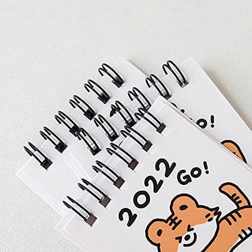 kdjsic Cartoon staande kalender maandkalender augustus 2021-dec. 2022 Twin-Wire Binding Premium dik papier ongerepte… - Image 3