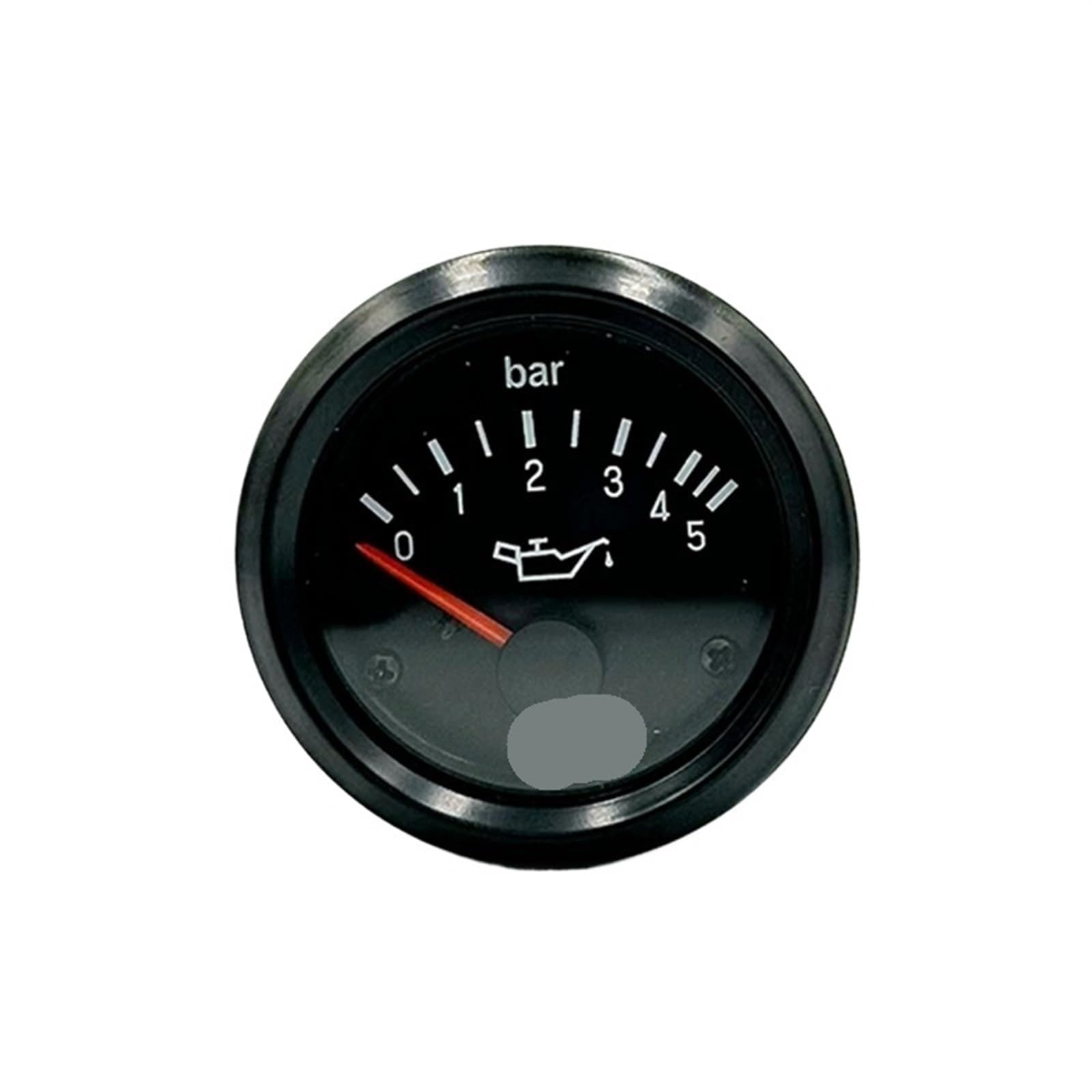 UDHBJEBQ Medidor de presión de Aceite for Piezas de Motor, 12 V, 24 V, 0-500 kPa, 0-5 Bar, Accesorios for Coche(0-1000kPa 12V)