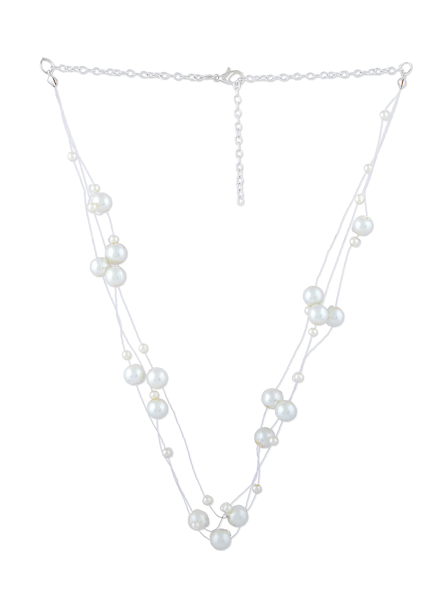 See full amazon price history chart for ZAVERI PEARLS Contemporary Multistrand Invisible Pearl Necklace For Women-ZPFK10432 ZAVERI PEARLS Contemporary Multistrand Invisible Pearl Necklace For Women-ZPFK10432 (B09DYXBV6N) Amazon Price History, Amazon Price Tracker