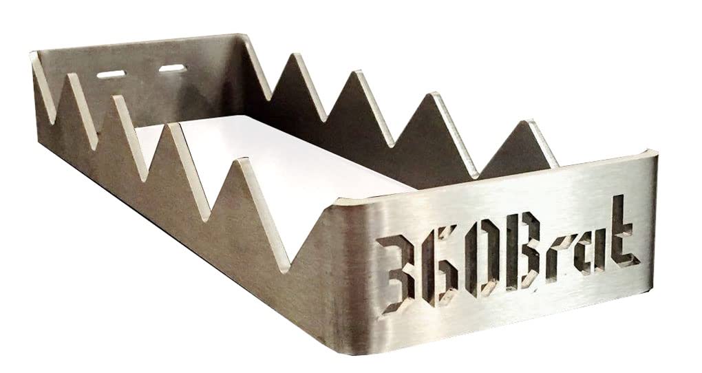 Halterung Bräter 5.9 Bratwursthalter Edelstahl 3mm BBQ Gestell für 5 Würste