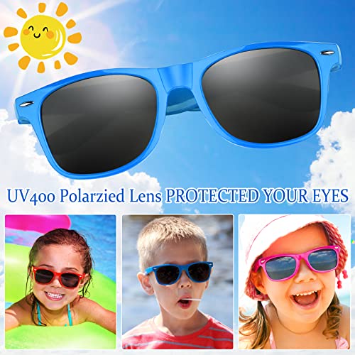 MIAHART Kids Sunglasses Party Favors Neon Color Sunglasses Bulk for Outdoor Beach Wedding Party Kids Birthday Party Supplies2