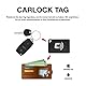 CARLOCK Tag 2.0: Bluetooth-Upgrade für längere Akkulaufzeit, verbesserte Zuverlässigkeit, weniger Fehlalarme & automatische Sicherheitswarnungen je nach Nähe zum Auto.