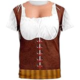 Old Glory Halloween Beer Wench Peasant Oktoberfest Costume All Over Mens T Shirt Multi 2XL