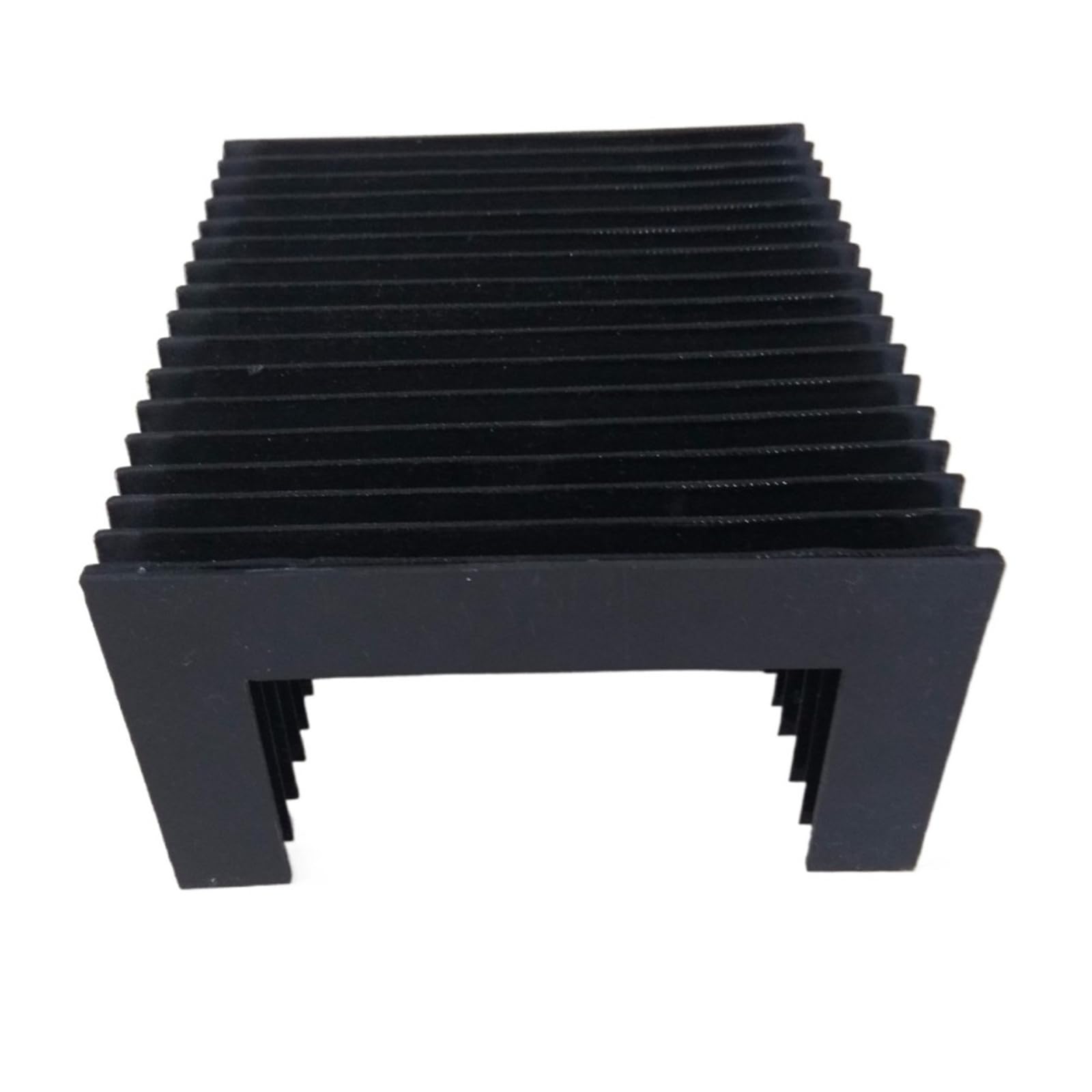 Osłona ochronna na harmonijkę T12, wewnętrzna 140 mm x 40 mm, Lmax 240 mm